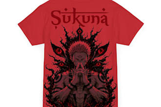 do design a unique custom streetwear or anime t shirt