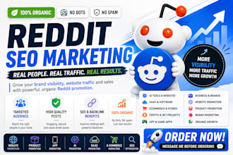 do reddit seo post marketing for ai tool ecommece website product link