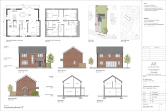 be your professional architect and draw UK planning permission drawings
