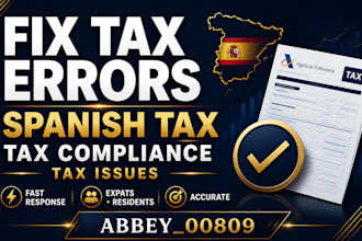 fix spanish tax filing errors resolve tax issues and compliance