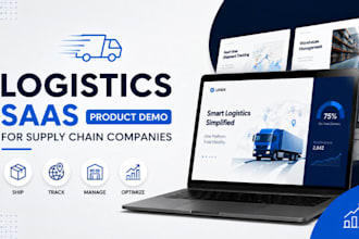 design a logistics saas product demo for supply chain companies
