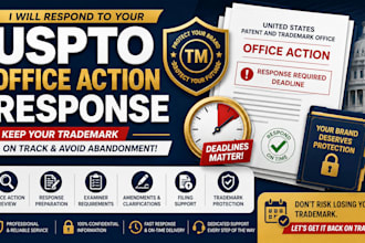respond to your uspto office action to keep your trademark application on track