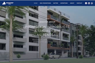 create a modern responsive website for your need