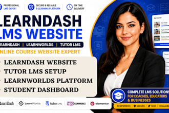build learndash learnworlds tutor llms online course website expert