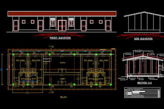 create professional 2d autocad drawings and estimations