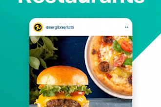 design eye catching social media post for restaurant