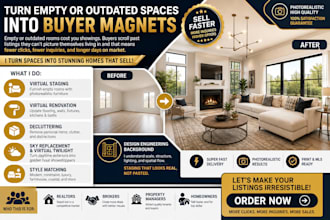 modifier virtual staging and renovation for your real estate listing