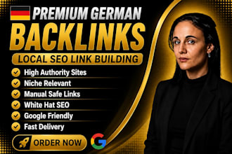 build high quality germany backlink german link building for local SEO ranking