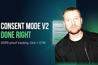 setup google consent mode v2 and cookie consent banner via gtm