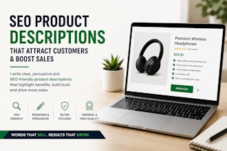 write SEO product descriptions that sell