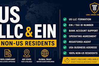 register US llc non US resident, get ein number irs, US UK cross border tax