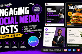 bulk create ai social media content and custom canva graphics