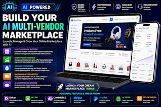 build a professional multi vendor ecommerce marketplace with vendor dashboard