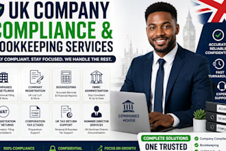 prepare UK company compliance documents and administrative filings