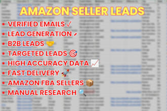 provide verified amazon leads