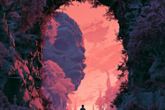 design fantasy album cover art with amazing effects