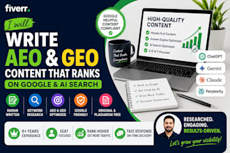 write SEO, aeo, and GEO optimized google helpful content that ranks quickly