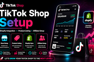 setup tiktok shop, shopify and tiktok affiliate marketing
