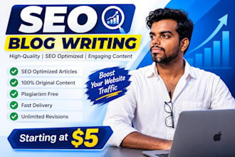 write unique SEO blog post and engaging web content,articles