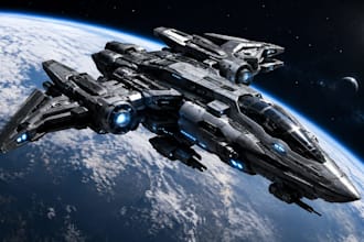 design hard surface sci fi model, robot, game assets props model, and texturing