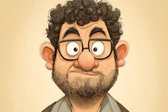 make an avatar cartoon portrait caricature