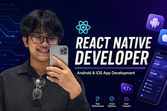 build a react native app for android and ios