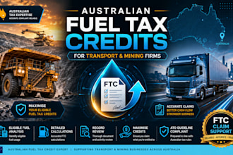 prepare australian fuel tax credit claims for transport and mining firms