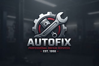 design a professional wrench logo for automotive and repair businesses