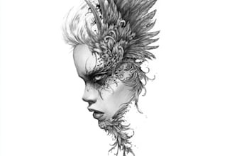 design a minimalist fine line tattoo