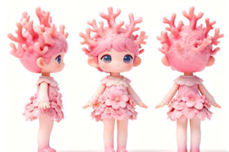 design your custom art toy character and 3d model