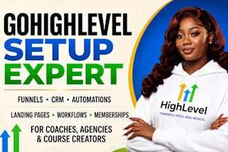 setup gohighlevel go high level automations sms marketing website funnel