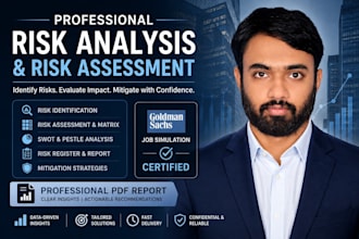 create a detailed risk assessment report for your business