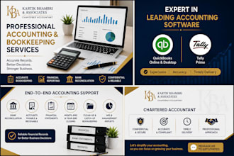 do accounting bookkeeping in quickbooks, tally , odoo and excel