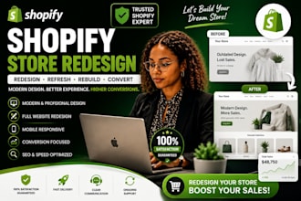 shopify website redesign shopify store redesign shopify redesign store