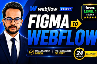 design or redesign webflow website, figma to webflow, clone site