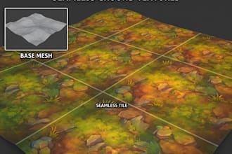 design custom handpainted textures for your 3d environment