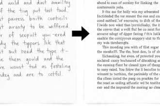 convert handwritten notes to word PDF