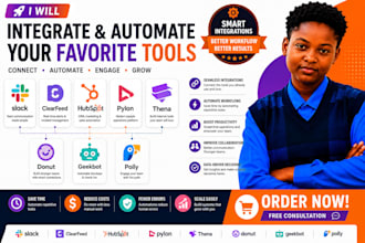 integrate slack clearfeed hubspot pylon thena donut geekbot polly