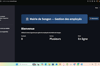 build custom web application using python streamlit