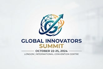 design a professional conference logo for your event