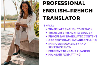 manually translate english to french or french to english