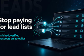 automate your lead list with enriched, verified prospects ready to use