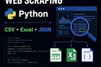 do python web scraping