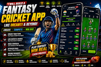 build a  custom real time cricket score app