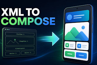 migrate your android XML screens to kotlin jetpack compose