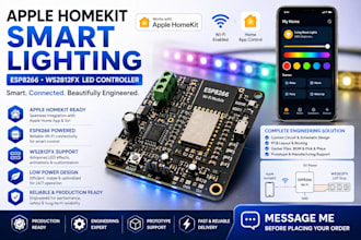 create apple homekit esp8266 ws2812fx led controller and smart lighting
