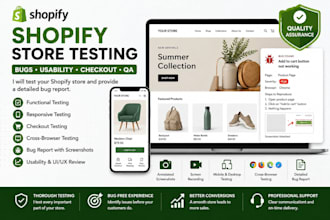 test your shopify store for bugs