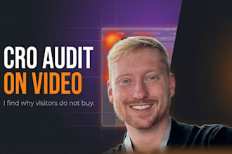 do a conversion rate optimization audit of your website on video