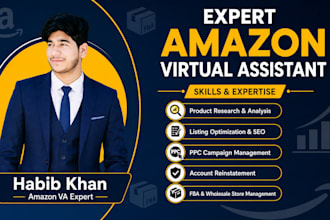 be your expert amazon virtual assistant for fba pl and ppc