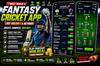 build a fantasy cricket app for ipl, t20 and odi